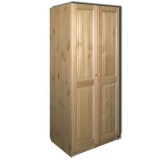 деревянные шкафы из массива сосны двухдверные