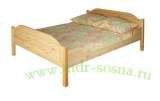 кровати из дерева массив сосны двуспальные