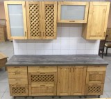 Кухня массив дерева  Классик из коллекции мебели Волшебная сосна купить в Москве