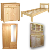 Мебель из массива сосны без лака по цене производителя деревянной мебели