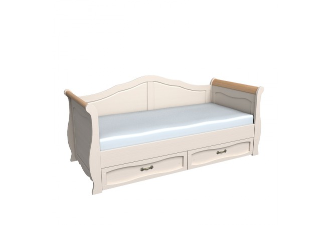 Кровать-диван ЛеБо 90х200 бежевый воск/антик Кровать-диван ЛеБо 90х200 бежевый воск/антик