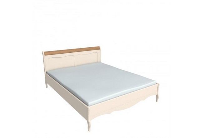 Кровать Лебо 160х200 бежевый воск/браун Кровать Лебо 160х200 бежевый воск/браун