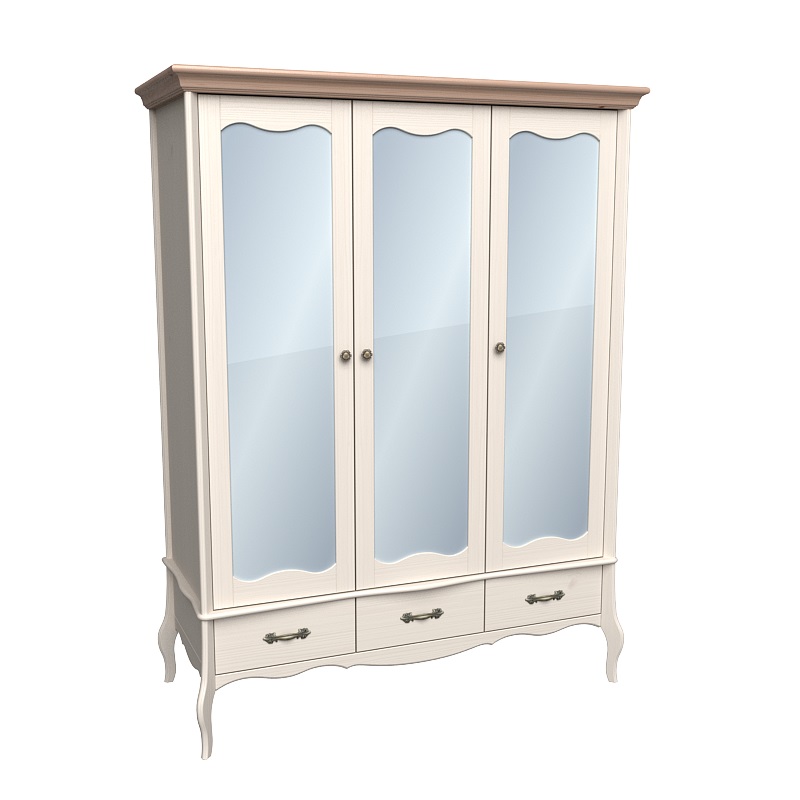 ШКАФ 3Х ДВЕРНЫЙ ЛЕБО С ЗЕРКАЛЬНЫМИ ДВЕРЯМИ БЕЖЕВЫЙ ВОСК/АНТИК ШКАФ 3Х ДВЕРНЫЙ ЛЕБО С ЗЕРКАЛЬНЫМИ ДВЕРЯМИ БЕЖЕВЫЙ ВОСК/АНТИК