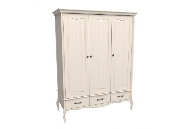 Шкаф 3х дверный с глухими дверями ЛеБо бежевый воск Шкаф 3х дверный с глухими дверями ЛеБо бежевый воск
