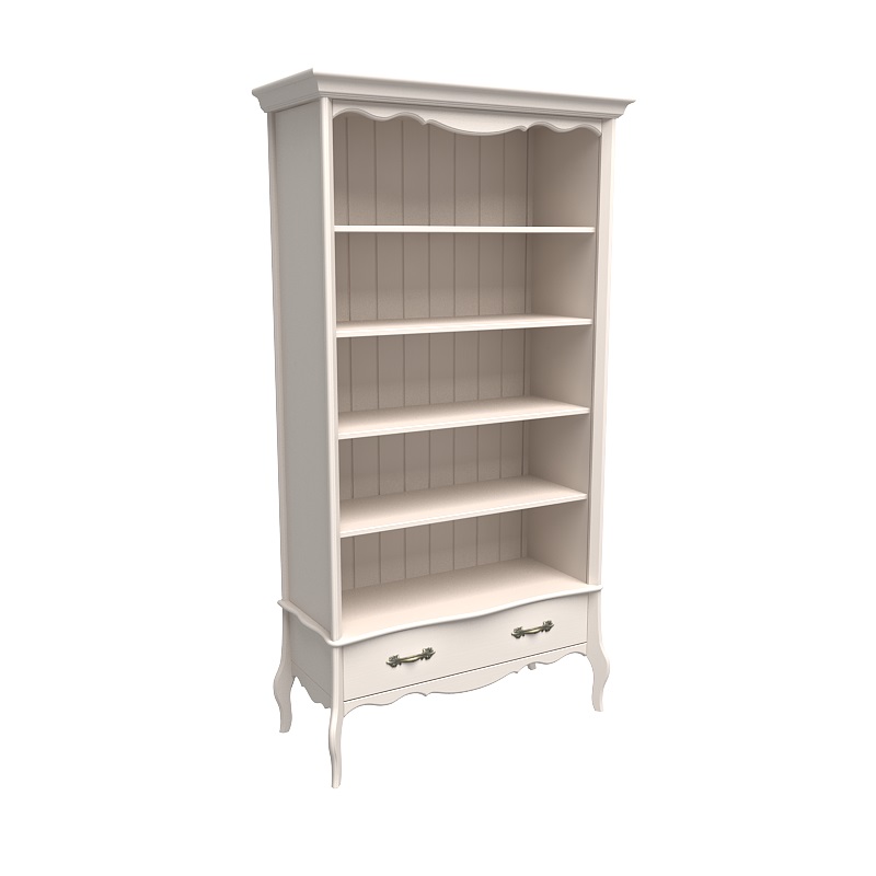 Стеллаж широкий Лебо бежевый воск Стеллаж широкий Лебо бежевый воск