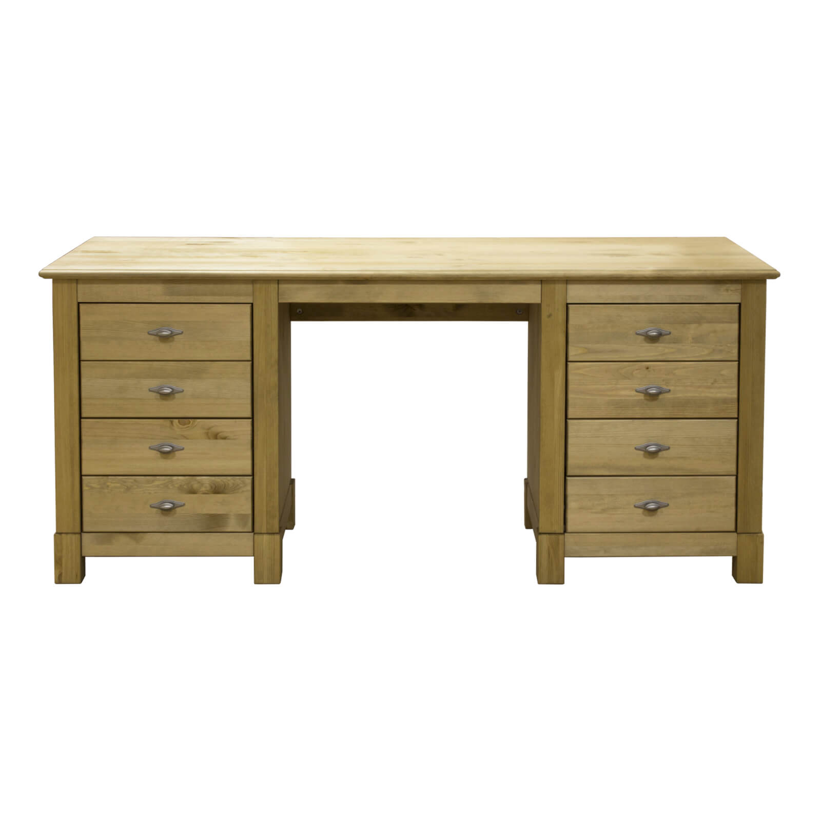 Стол письменный "Рауна" 08 2-х тумбовый бейц/масло Стол письменный "Рауна" 08 2-х тумбовый бейц/масло