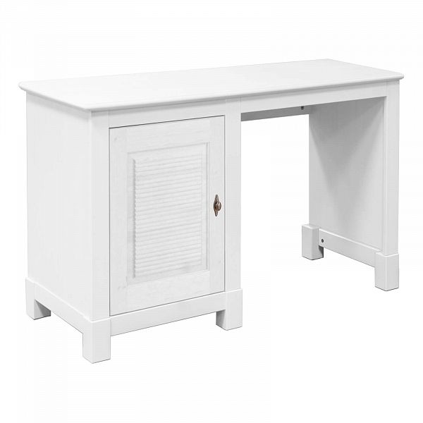 Стол письменный "Рауна" 10 (белый воск УКВ) Стол письменный "Рауна" 10 (белый воск УКВ)