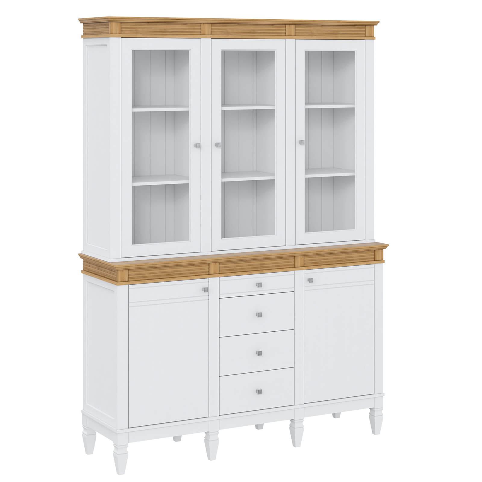 Буфет Ольса 330/324 Белый лак + антик №24 - картинка 1 Буфет Ольса 330/324 Белый лак + антик №24 - картинка 1