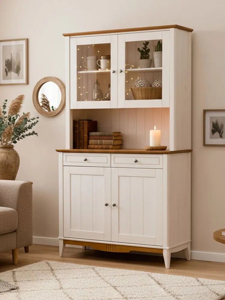 Буфет Пенни белый воск/антик 24 от производителя ММЦ Буфет Пенни белый воск/антик 24 картинка 4