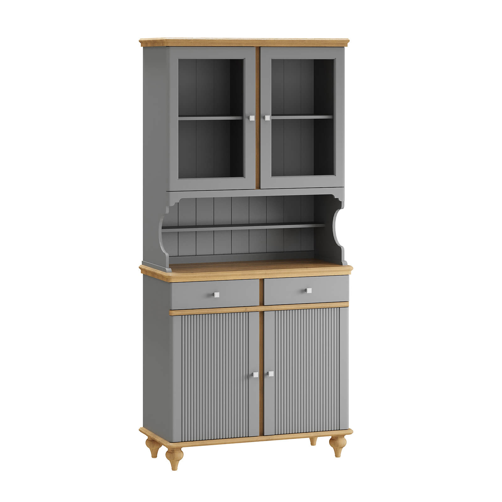 Буфет Рандеву 222 массив сосны Серый 7042 + антик №24 рис1 Буфет Рандеву 222 массив сосны Серый 7042 + антик №24 рис1