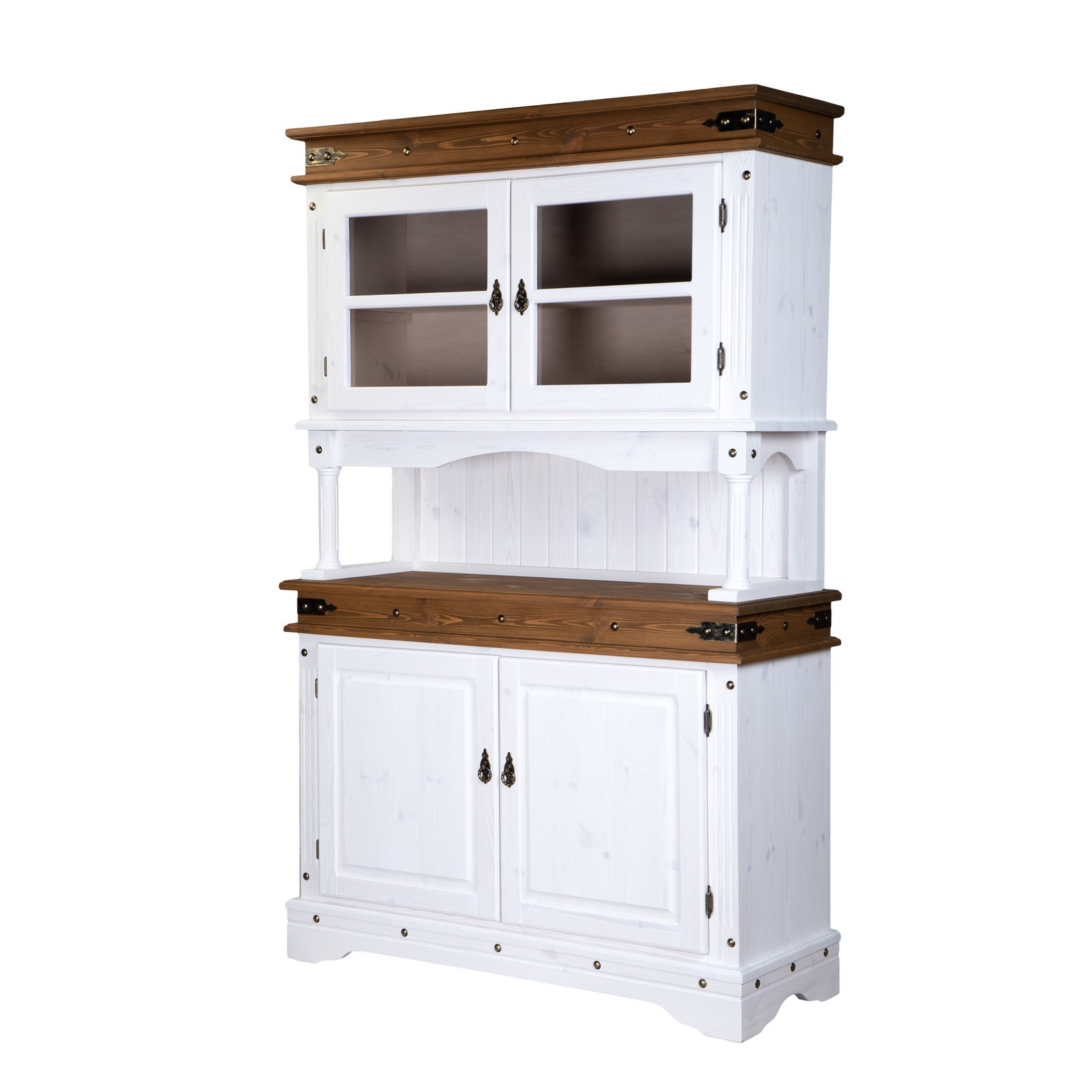 Буфет Викинг - 01 белый воск/антик купить в Москве Буфет Викинг - 01 белый воск/антик картинка 1