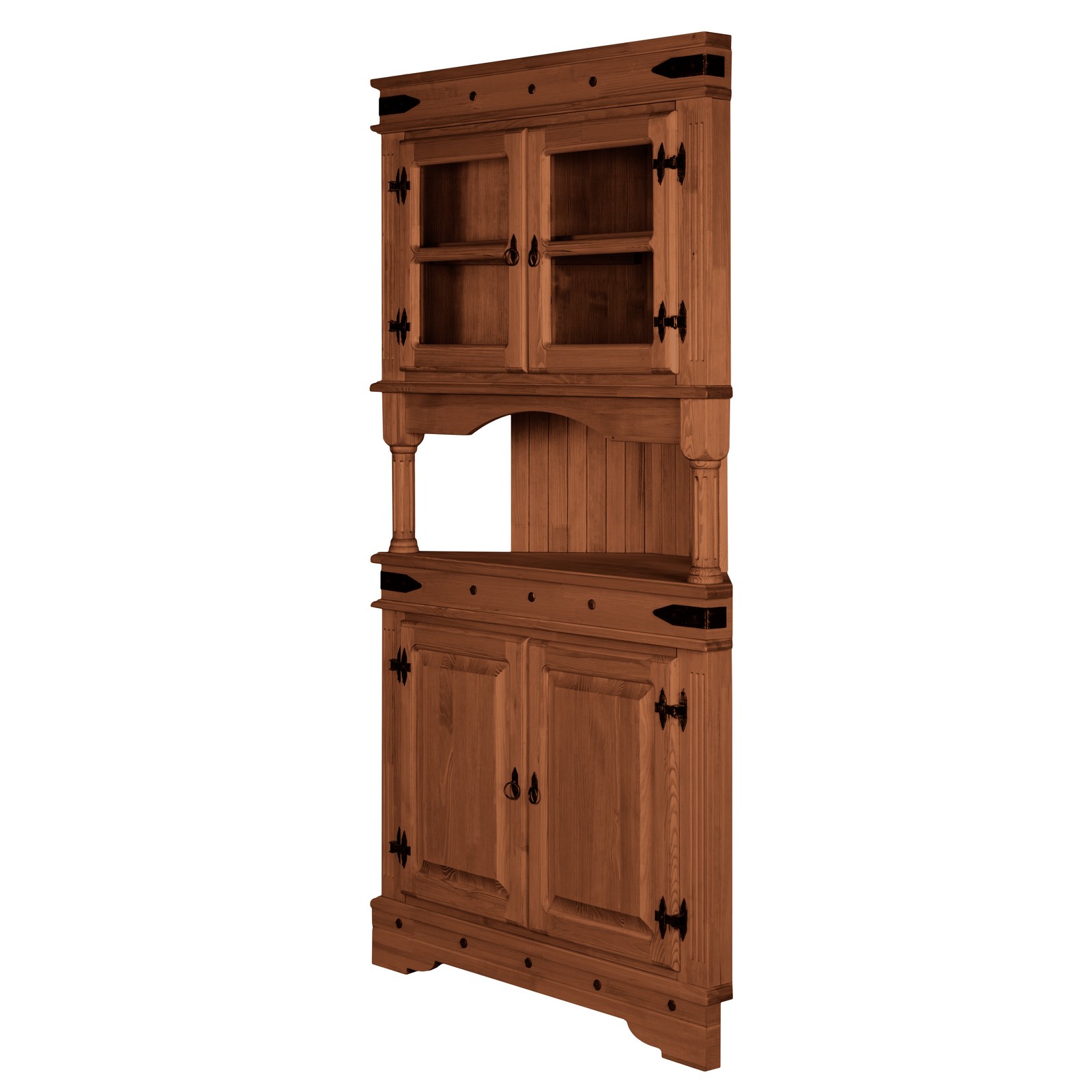 Буфет Викинг 02 (угловой) орех купить в Москве Буфет Викинг 02 (угловой) орех картинка 1