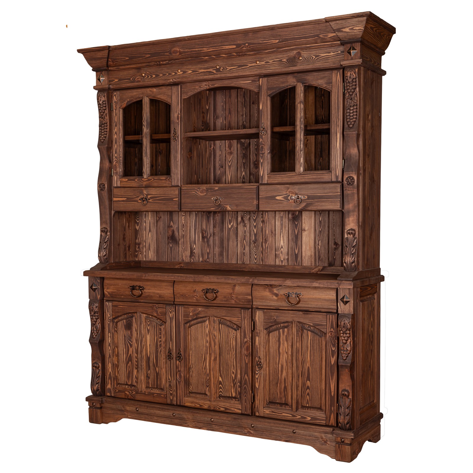 Буфет Викинг GL-05/01 ОРЕХ купить недорого в Москве Буфет Викинг GL-05/01 ОРЕХ картинка 1