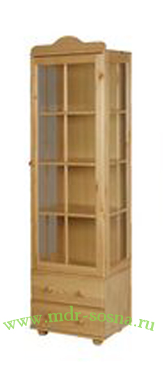 Деревянная витрина мд 616 из сосны Деревянная витрина мд 616 из сосны