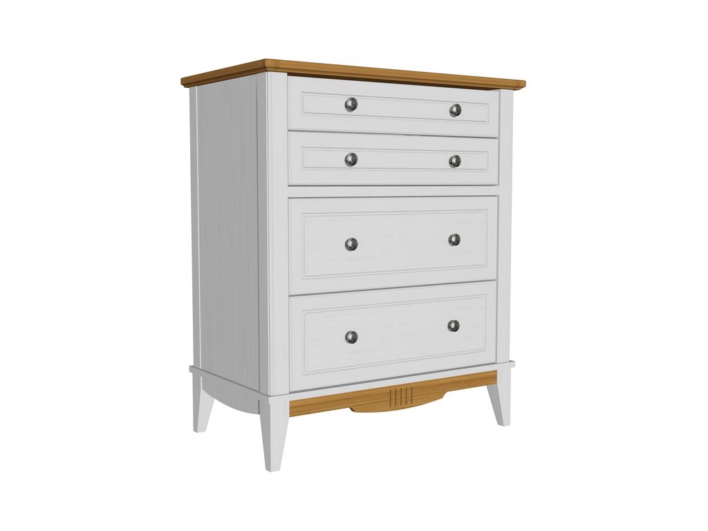 Комод 022 Пенни белый воск/антик 24 купить в Москве Комод 022 Пенни белый воск/антик 24 картинка 1