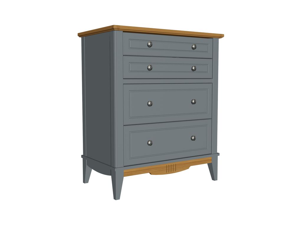 Комод 022 Пенни серый 7046/антик 24 купить в Москве Комод 022 Пенни серый 7046/антик 24 картинка 1