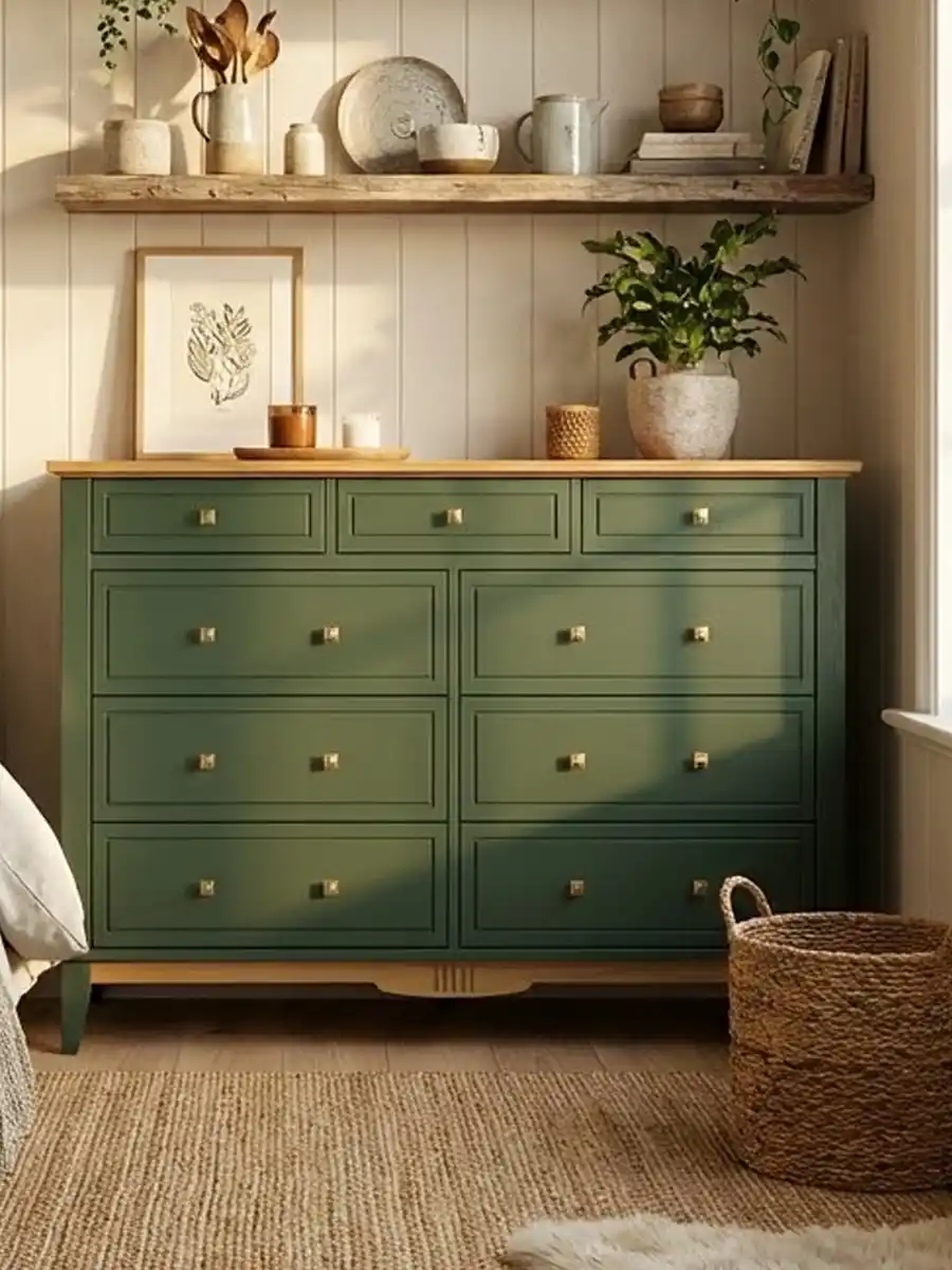 Комод 036 Пенни грин 6020/антик 24 купить в Москве Комод 036 Пенни грин 6020/антик 24 картинка 1