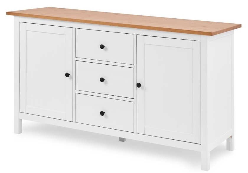 Комод 2 двери 3 ящика ХЕМНЭС оригинал(Россия) белый /светло коричневый рис 1 Комод 2 двери 3 ящика ХЕМНЭС оригинал(Россия) белый /светло коричневый рис 1