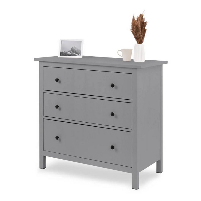 ИКЕА Комод 3 ящика ХЕМНЭС Кымор серый Комод 3 ящика ХЕМНЭС Кымор серый картинка 1