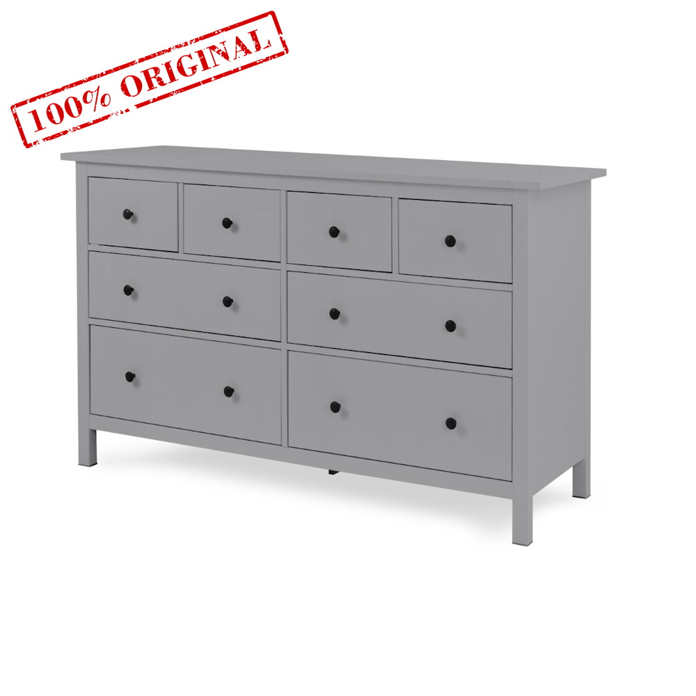 Комод 8 ящиков ХЕМНЭС Кымор (Россия) серый картинка 1 Комод 8 ящиков ХЕМНЭС Кымор (Россия) серый картинка 1