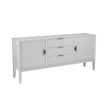 комод Бридж 2 двери 3 ящика белый лак комод Бридж 2 двери 3 ящика белый лак