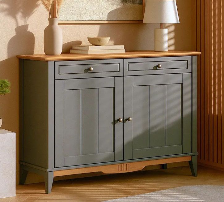 Комод буфета Пенни серый 7046/антик 24 купить в Москве Комод буфета Пенни серый 7046/антик 24 картинка 1