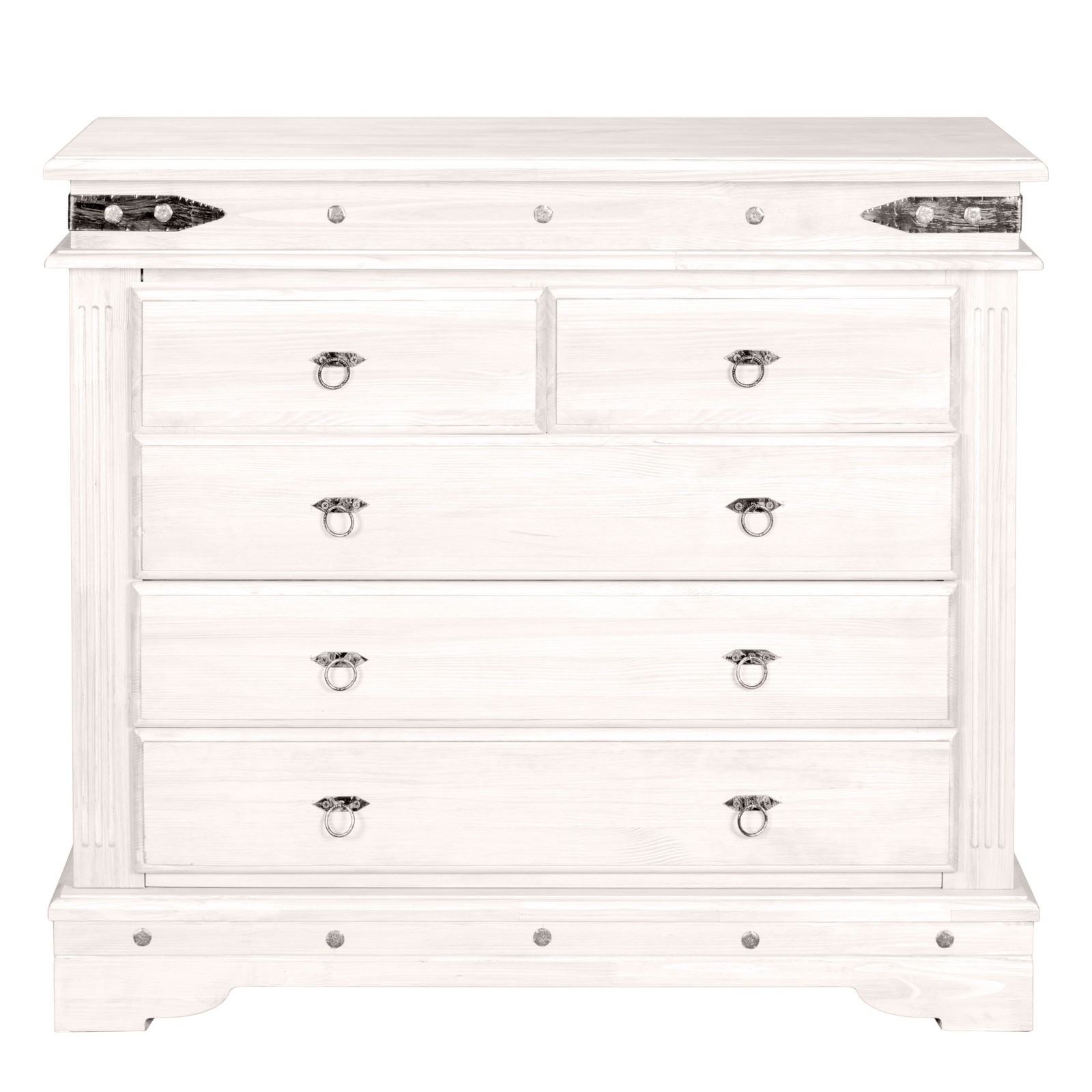 Комод Викинг 03 БЕЛЫЙ ВОСК купить в Москве Комод Викинг 03 БЕЛЫЙ ВОСК картинка 1