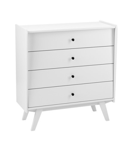 Комод Винтаж 4 ящика белый лак картинка 1 Комод Винтаж 4 ящика белый лак картинка 1