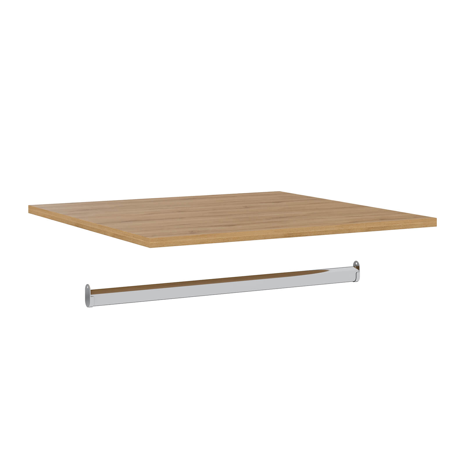 Комплект Ольса-01 (полка+штанга) Белый лак - картинка 1 Комплект Ольса-01 (полка+штанга) Белый лак - картинка 1