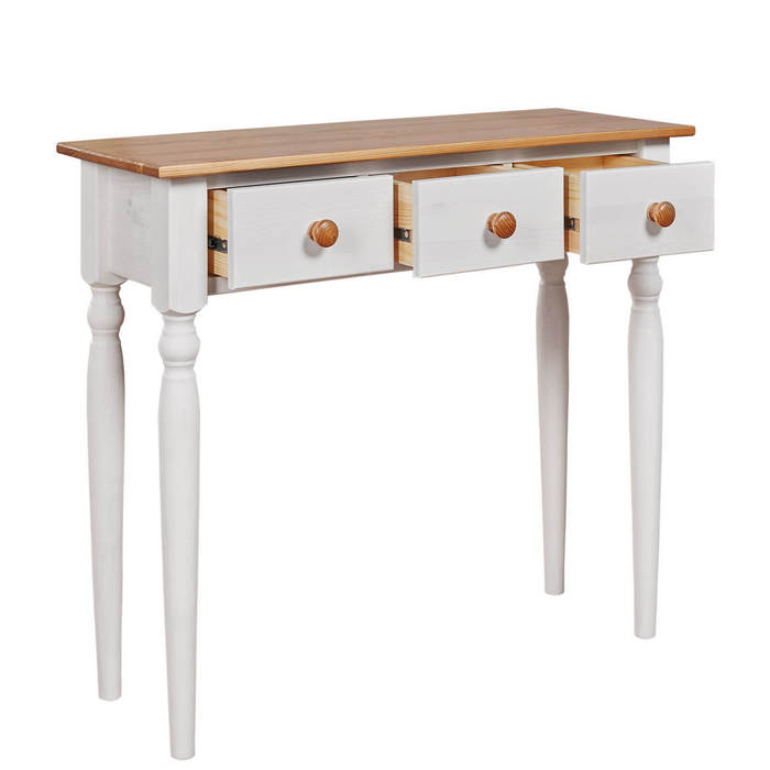 Консоль Консолеа-3 Белый воск +антик - картинка 1 Консоль Консолеа-3 Белый воск +антик - картинка 1