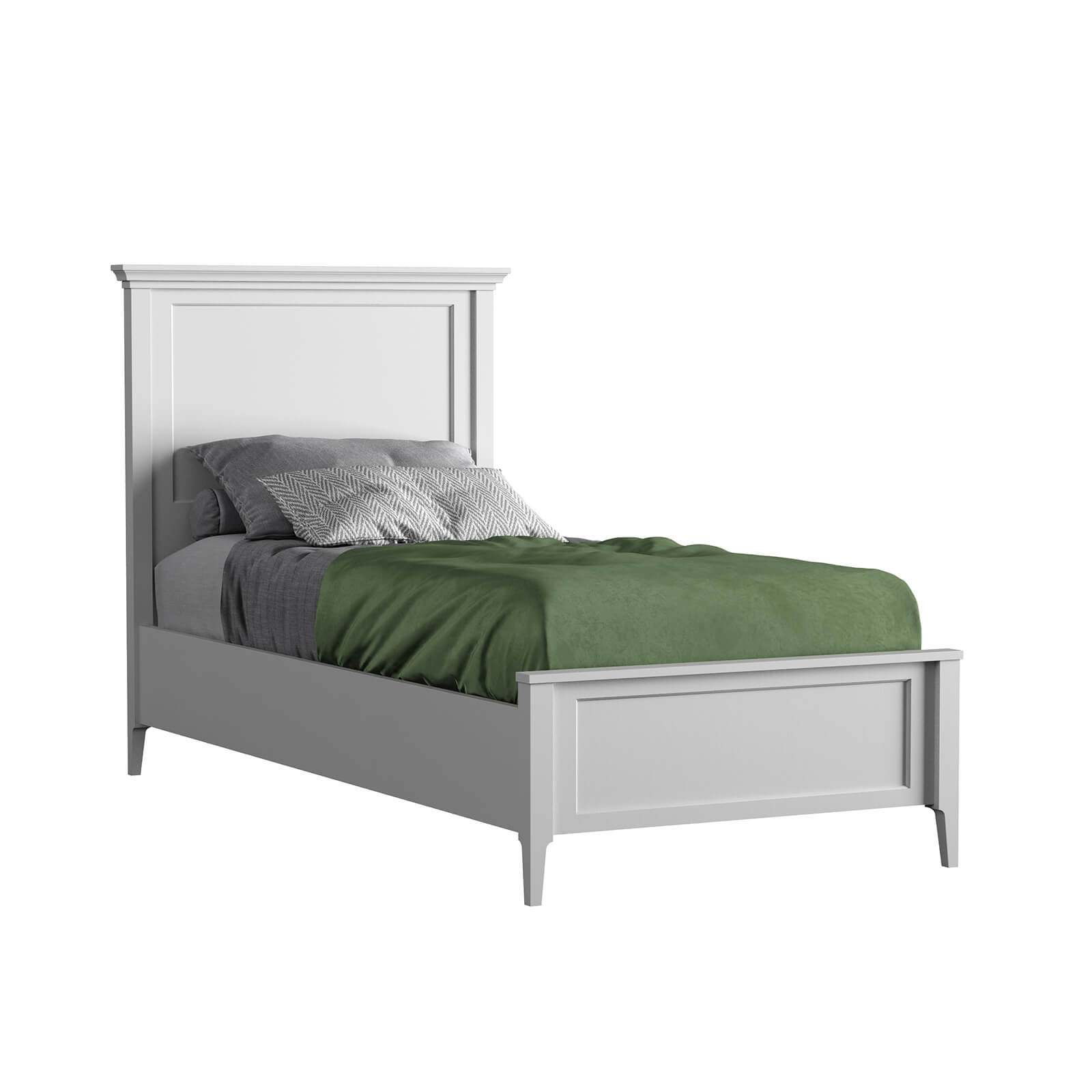 Кровать Квадро-С 90 Белый лак купить в Москве Кровать Квадро-С 90 Белый лак картинка 1