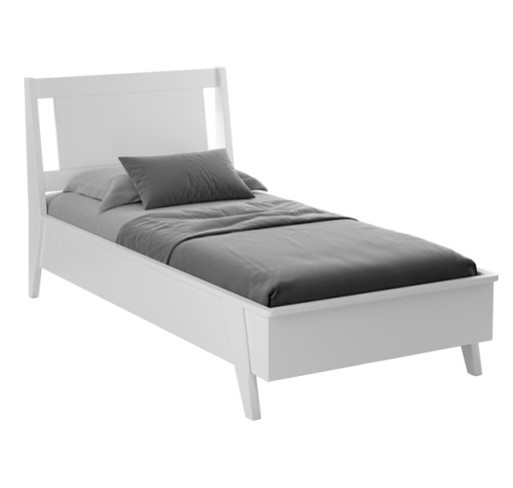 Кровать Винтаж 90х200 белый лак картинка 1 Кровать Винтаж 90х200 белый лак картинка 1