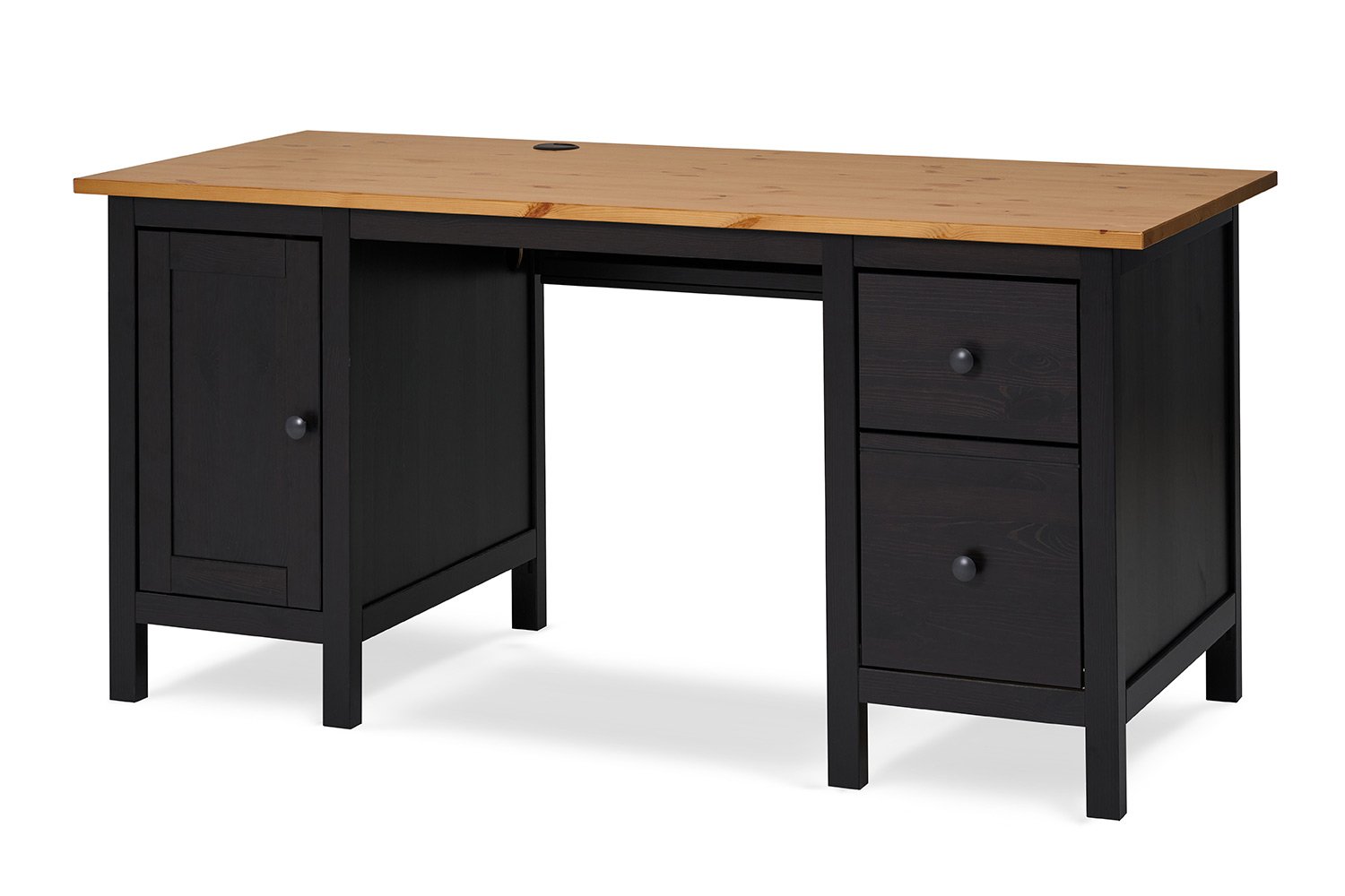 КЫМОР Стол письменный 155х65х74 чёрный/светло-коричневый купить в гостьиную КЫМОР Стол письменный 155х65х74 чёрный/светло-коричневый картинка 6