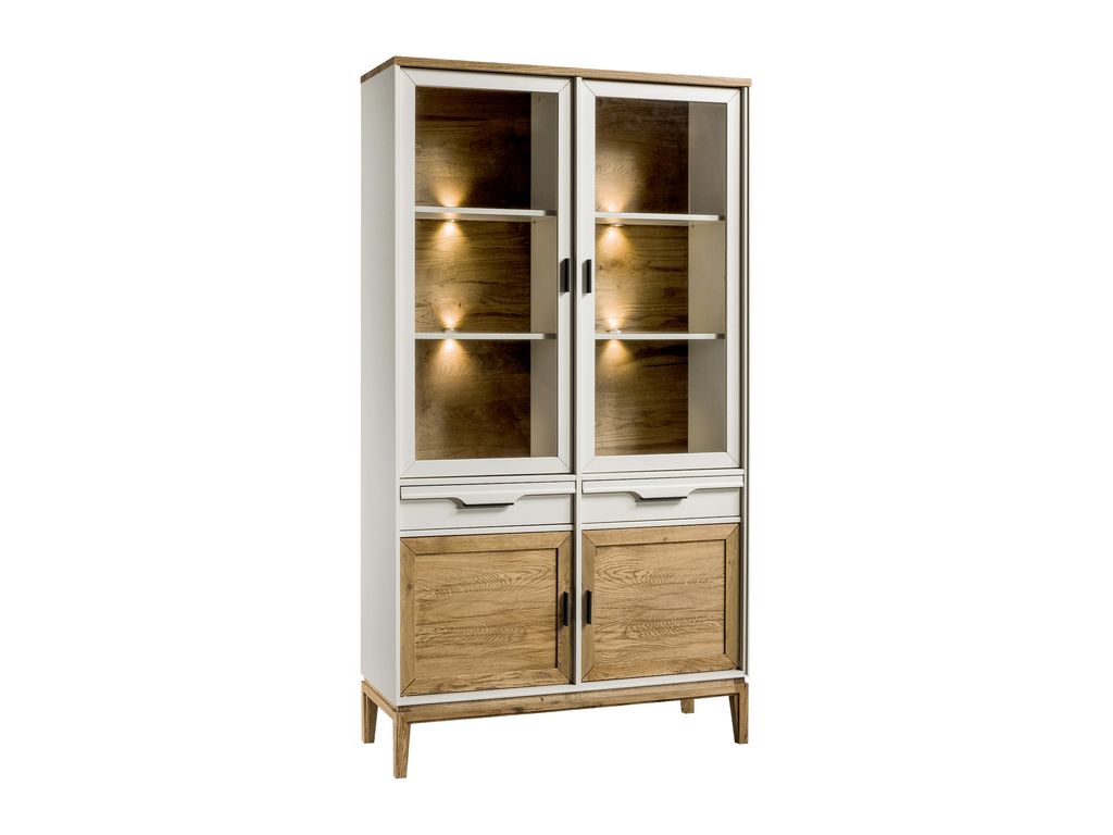 Мебель Гранада Шкаф для посуды 222 белый воск/антик 24 купить недорого в Москве Мебель Гранада Шкаф для посуды 222 белый воск/антик 24 картинка 3