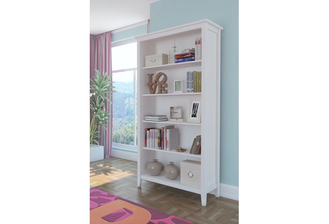 мебель Сиело купить в Москве недорого - Стеллаж 77312 из массива ссосны мебель Сиело купить в Москве недорого / Стеллаж 77312