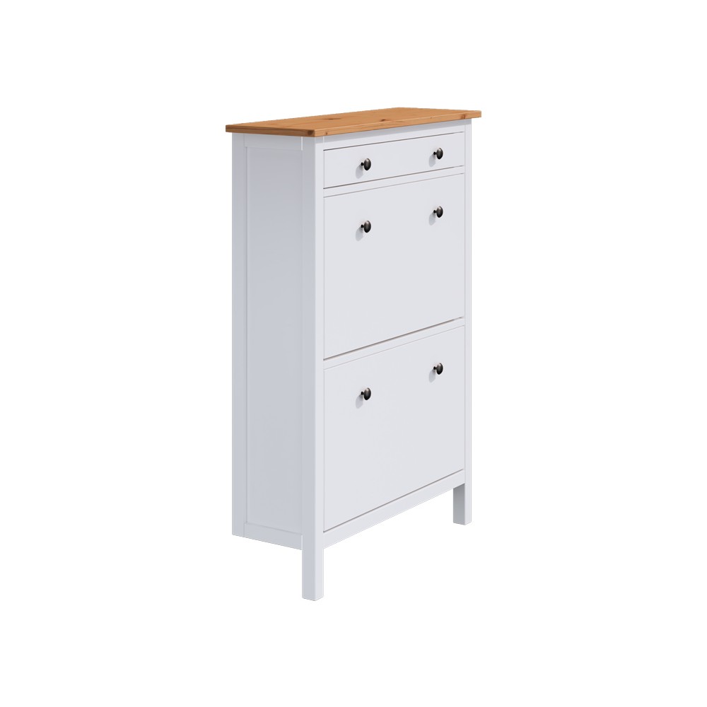 Обувница 3 ящ ХЕМНЭС (Россия) белый/светло-корич. картинка 1 Обувница 3 ящ ХЕМНЭС (Россия) белый/светло-корич. картинка 1