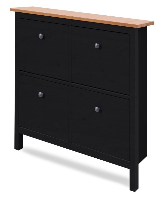 Обувница 4 ящика КЫМОР 106 (ХЕМНЭС) венге / светло коричневый - картинка 1 Обувница 4 ящика КЫМОР 106 (ХЕМНЭС) венге / светло коричневый - картинка 1