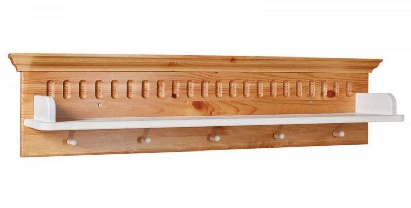 Полка Хельсинки настенная белый воск/антик картинка 1 Полка Хельсинки настенная белый воск/антик картинка 1