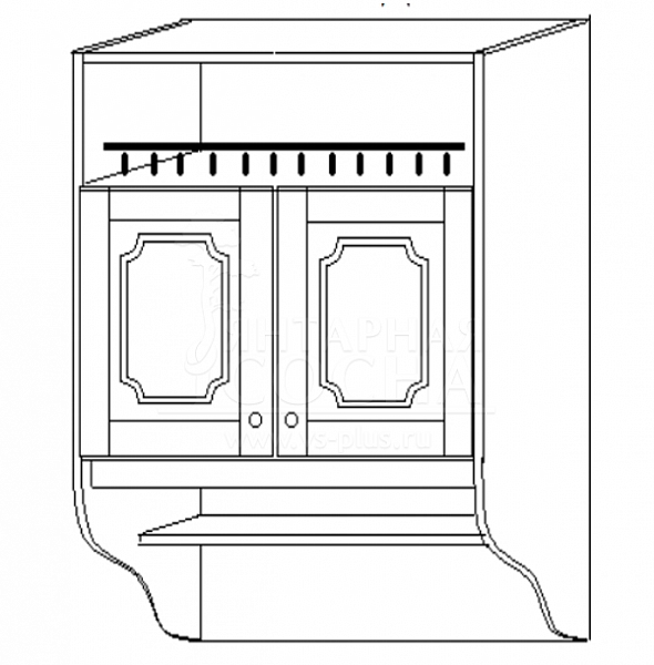 полка 80 с нишей полка 80 с нишей