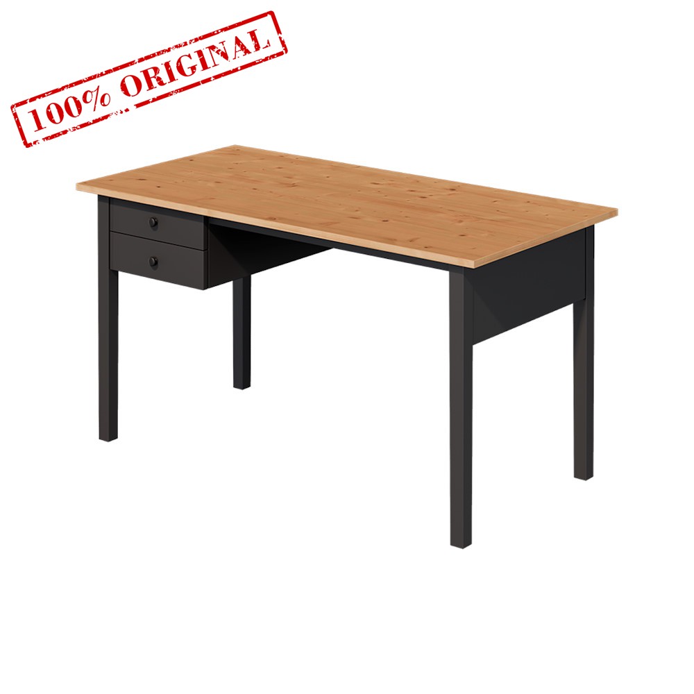 Письменный стол АРКЕЛЬСТОРП (ВУХТЫМ) черный/светло-кор 1 Письменный стол АРКЕЛЬСТОРП (ВУХТЫМ) черный/светло-кор 1