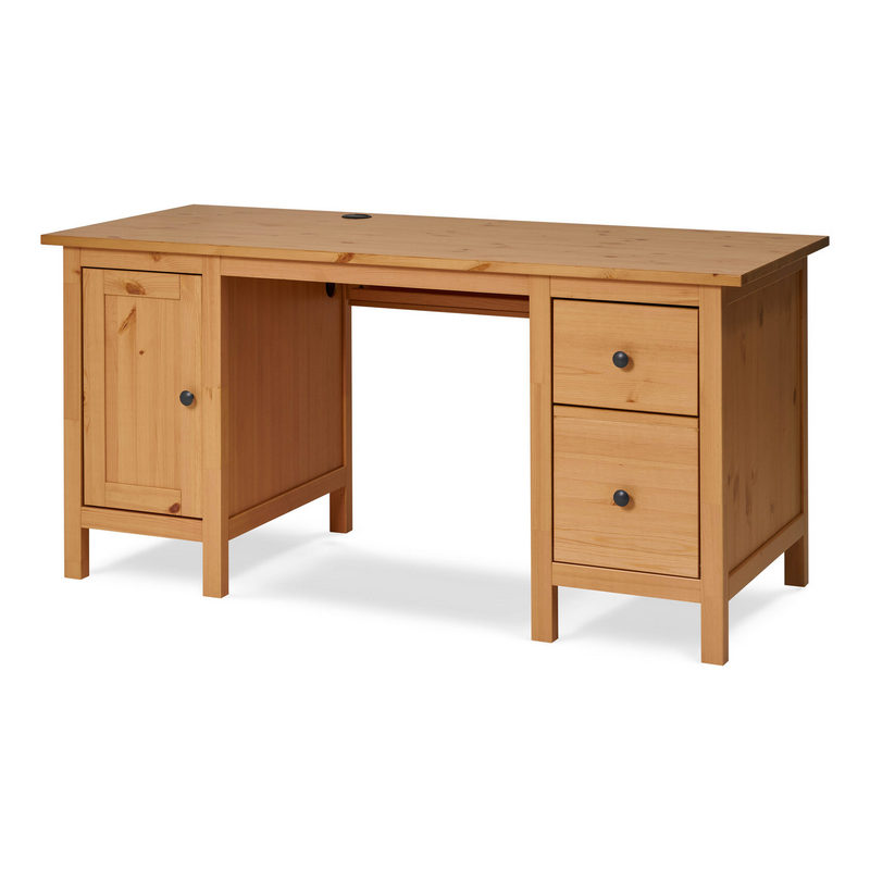 Письменный стол КЫМОР Хемнэс 155х65*74 светло-коричневый картинка 1 Письменный стол КЫМОР Хемнэс 155х65*74 светло-коричневый картинка 1
