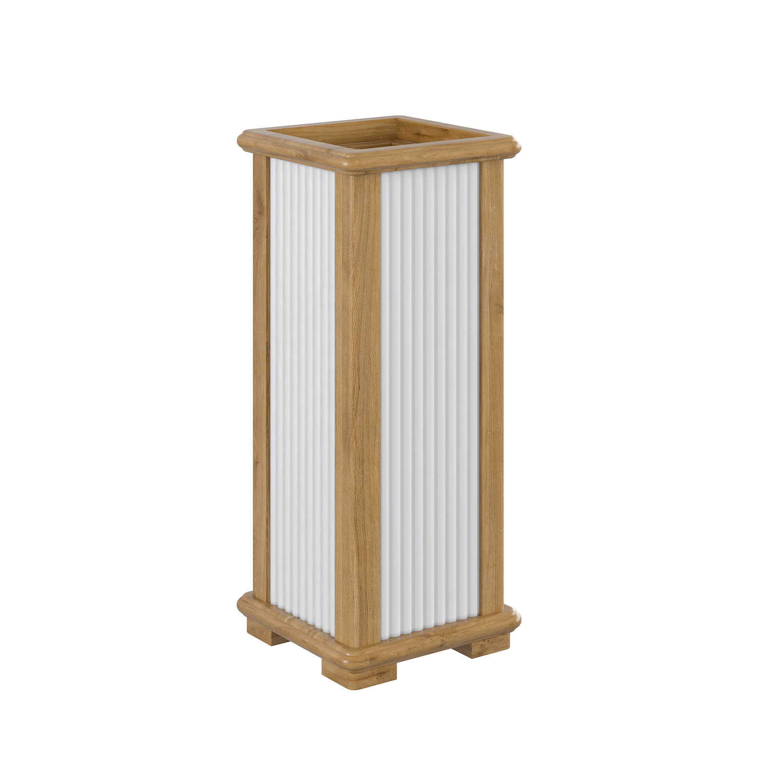 Подставка для зонтов Рандеву (белый лак/антик-24) фото Подставка для зонтов Рандеву (белый лак/антик-24) фото