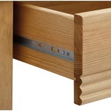 Стол туалетный Рауна с зеркалом (бейц/масло) из массива сосны Стол туалетный Рауна с зеркалом (бейц/масло) из массива сосны