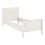 Кровать Рауна 90x200 (белый воск УКВ)