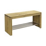 Тумба для обуви КМ-0069  из массива сосны