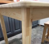 Стол обеденный 800 х 800 сосна, без покраски Стол обеденный 800 х 800 сосна, без покраски