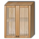 Шкаф настенный стекло  две двери