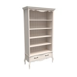 Стеллаж широкий Лебо бежевый воск