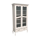  Витрина 2-х дверная Лебо бежевый воск - картинка 1