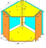 Антресоль шкафа углового 1020  фасад без сучков